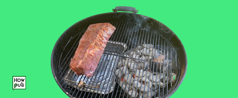 Ribs on Charcoal Grill