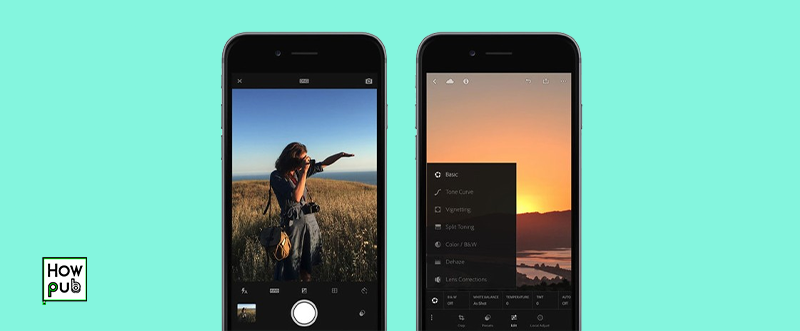 Adobe Lightroom app for photo editing on iPhone