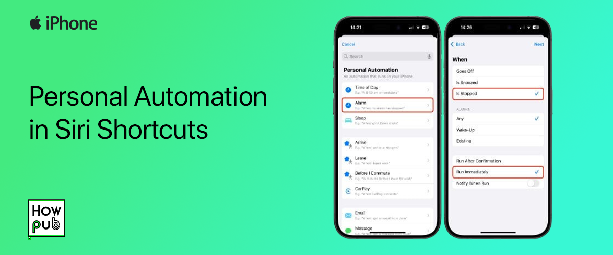 Personal Automation in Siri Shortcuts