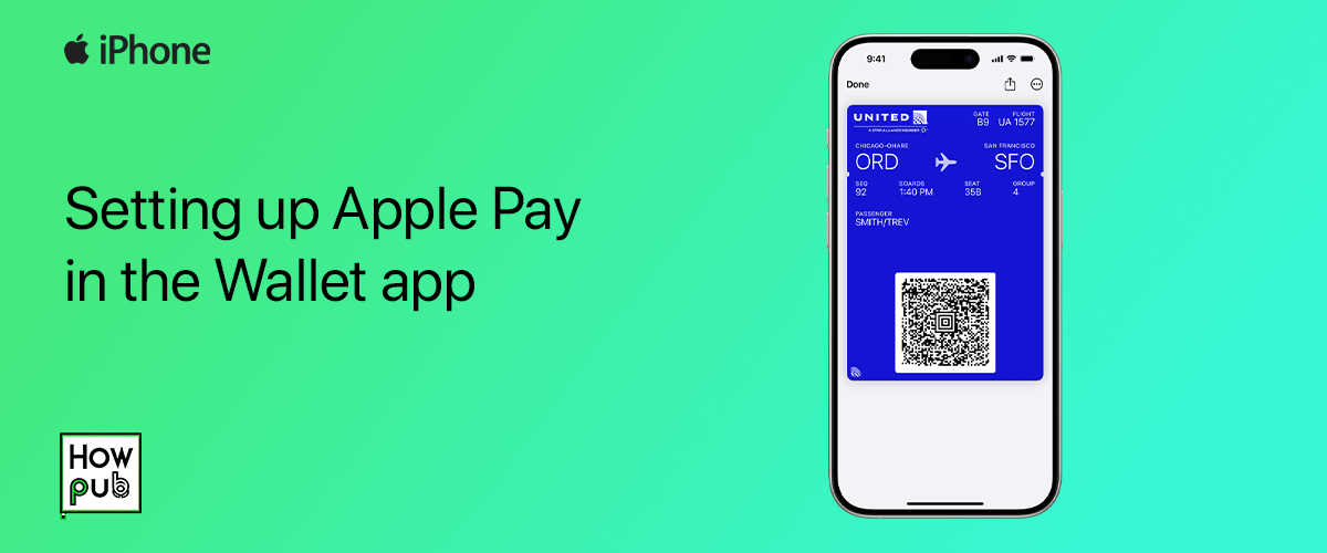 Boarding pass stored in Wallet app