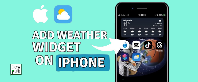 Adding and customizing Weather widgets on iPhone