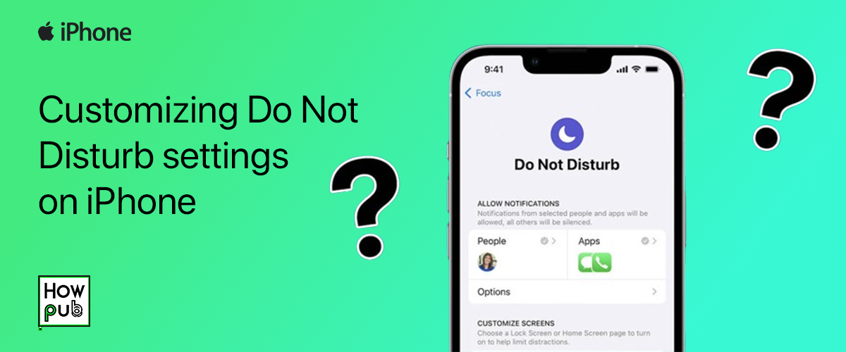 Customizing Do Not Disturb settings on iPhone