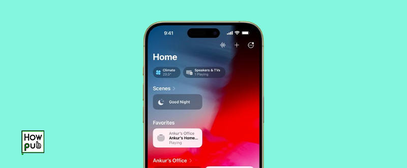 Setting up the Home app on iPhone