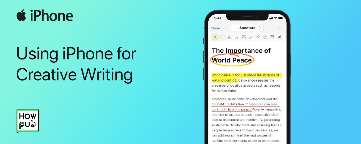 Using iPhone for Creative Writing: Apps and Tools to Get Started