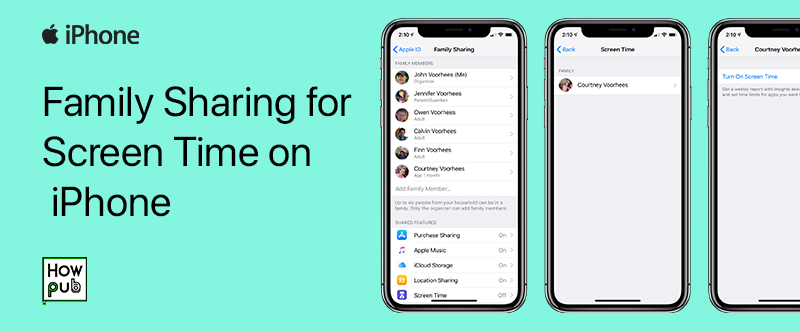 Family Sharing for Screen Time on iPhone