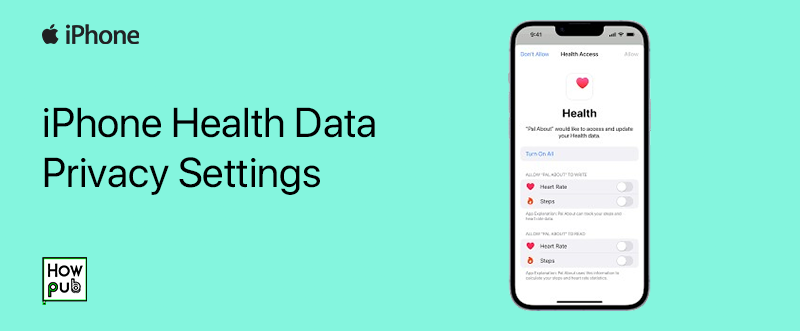 iPhone Health Data Privacy Settings