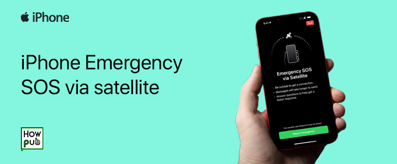 iPhone Emergency SOS via satellite