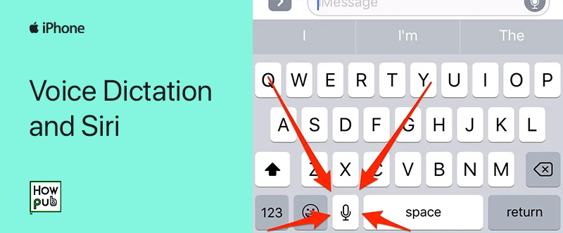 Using voice dictation on iPhone for writing