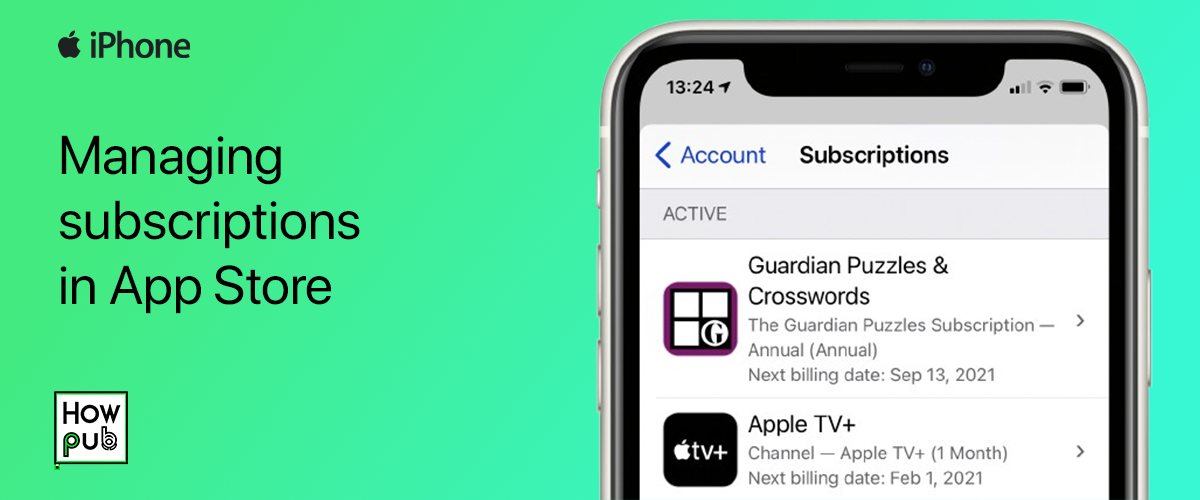 Managing subscriptions in App Store