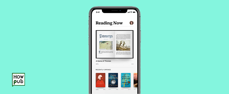 Open Apple Books on iPhone