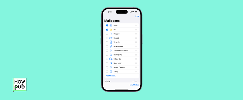 Organizing inbox with folders and labels on iPhone