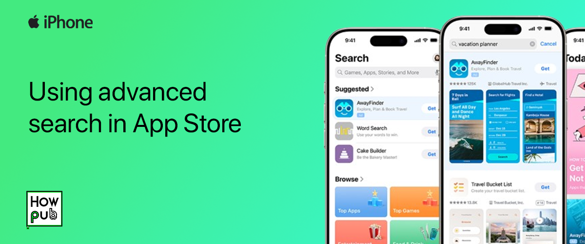 Using advanced search in App Store