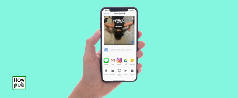 Sharing and distributing videos from iPhone