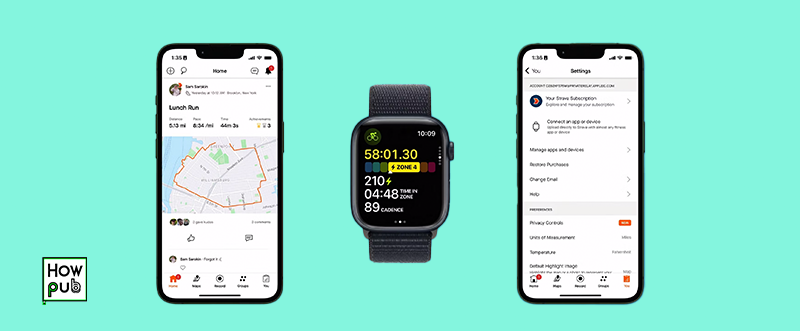 Tracking workouts using Strava on iPhone