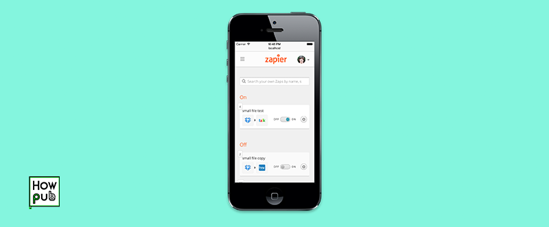 Zapier App Interface